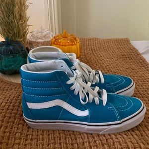 Teal Blue Hightop Vans